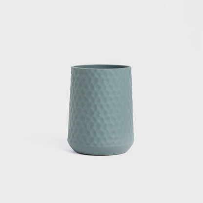 PAMUK Bathroom Mug Green - Compact Durable Organizer