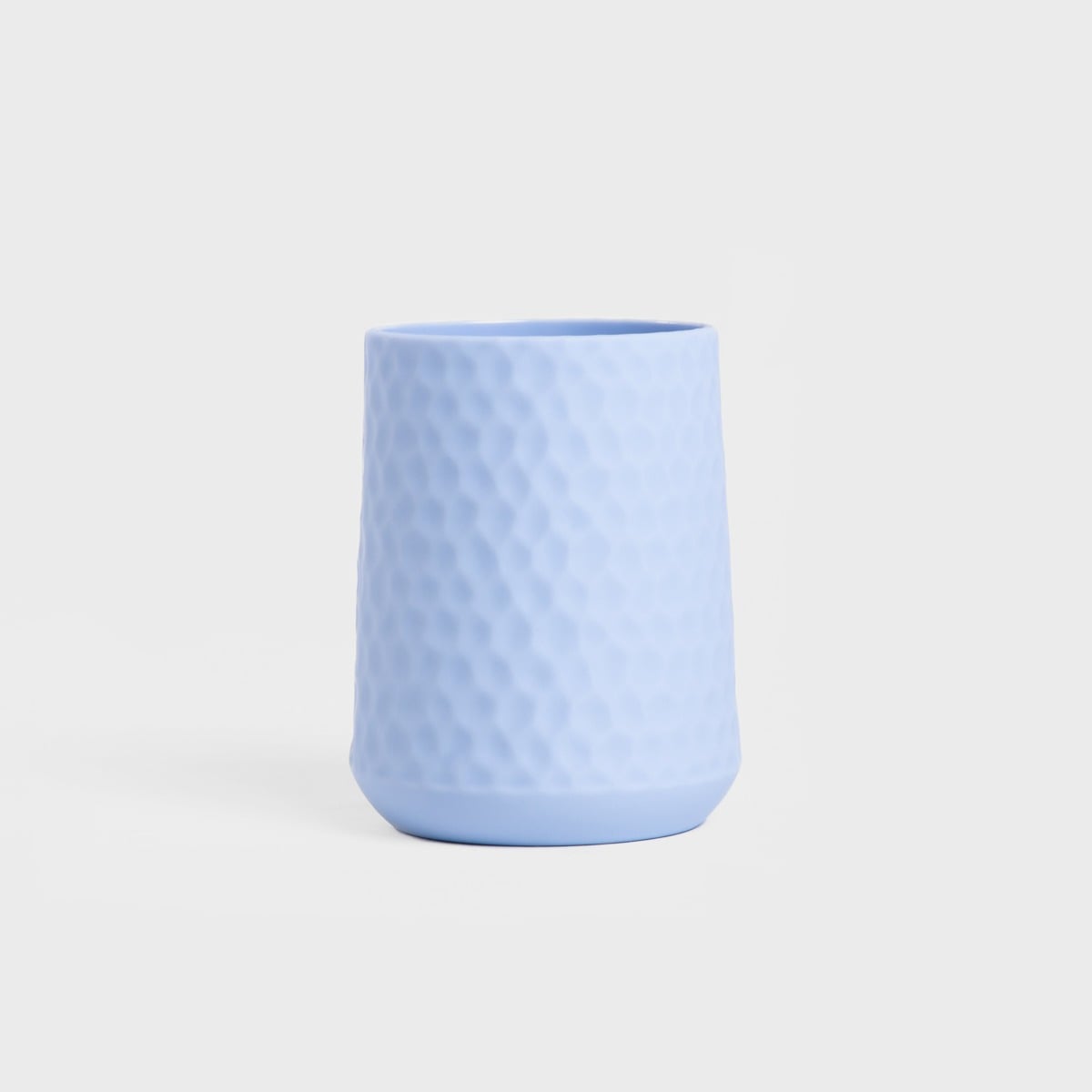 PAMUK Blue Bathroom Mug - Compact Toothbrush Holder