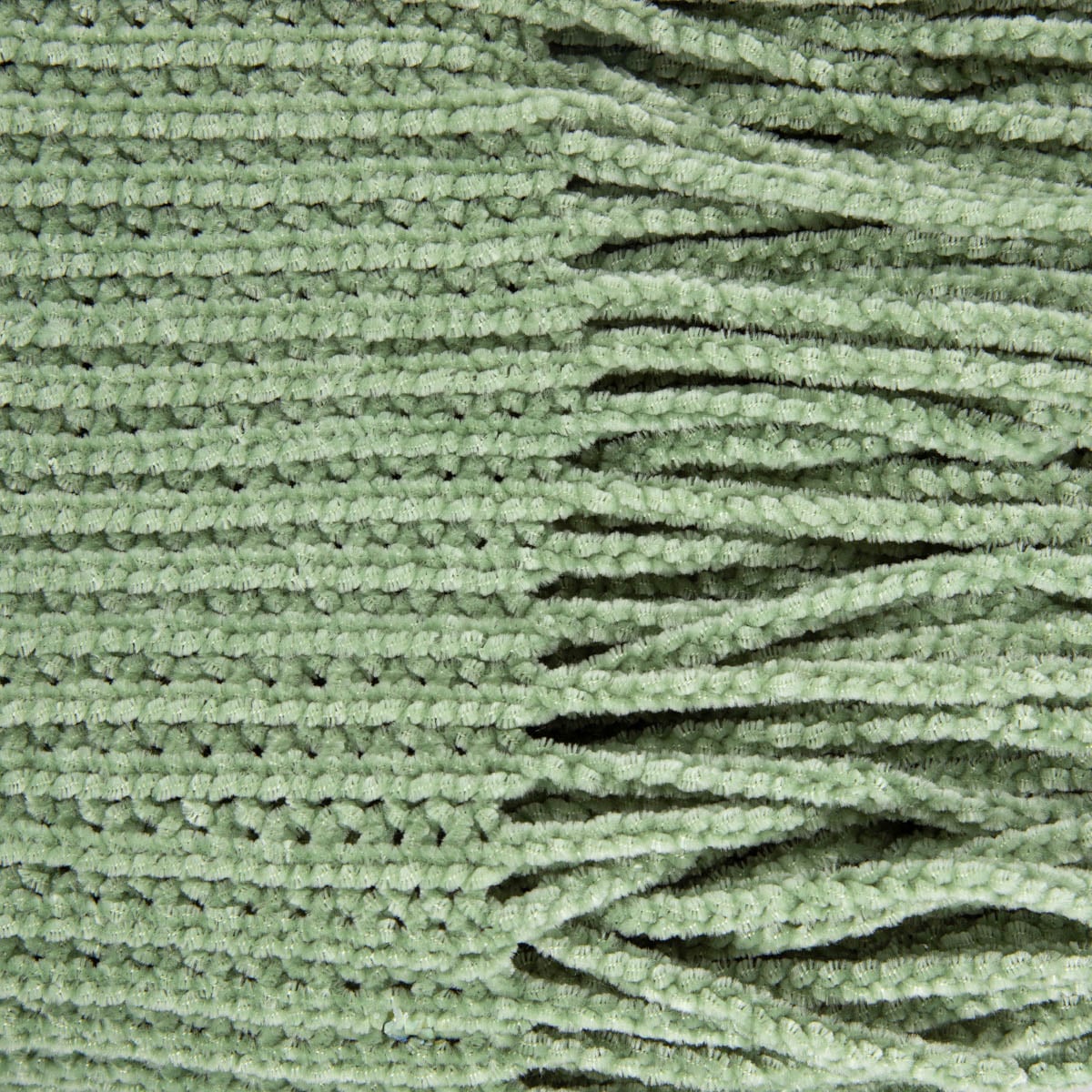 Chenille Pistachio Blanket 130x170 cm Soft Velvety Throw