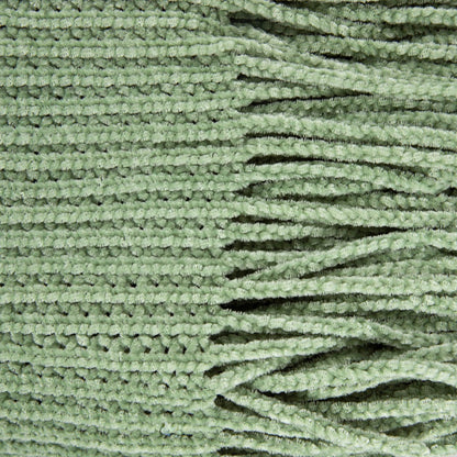 Chenille Pistachio Blanket 130x170 cm Soft Velvety Throw