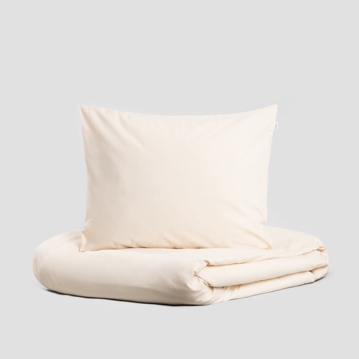 DEFLA Washed Cotton Beige Bedding Set 160x200 cm