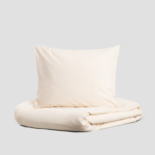 DEFLA Washed Cotton Beige Bedding Set 160x200 cm