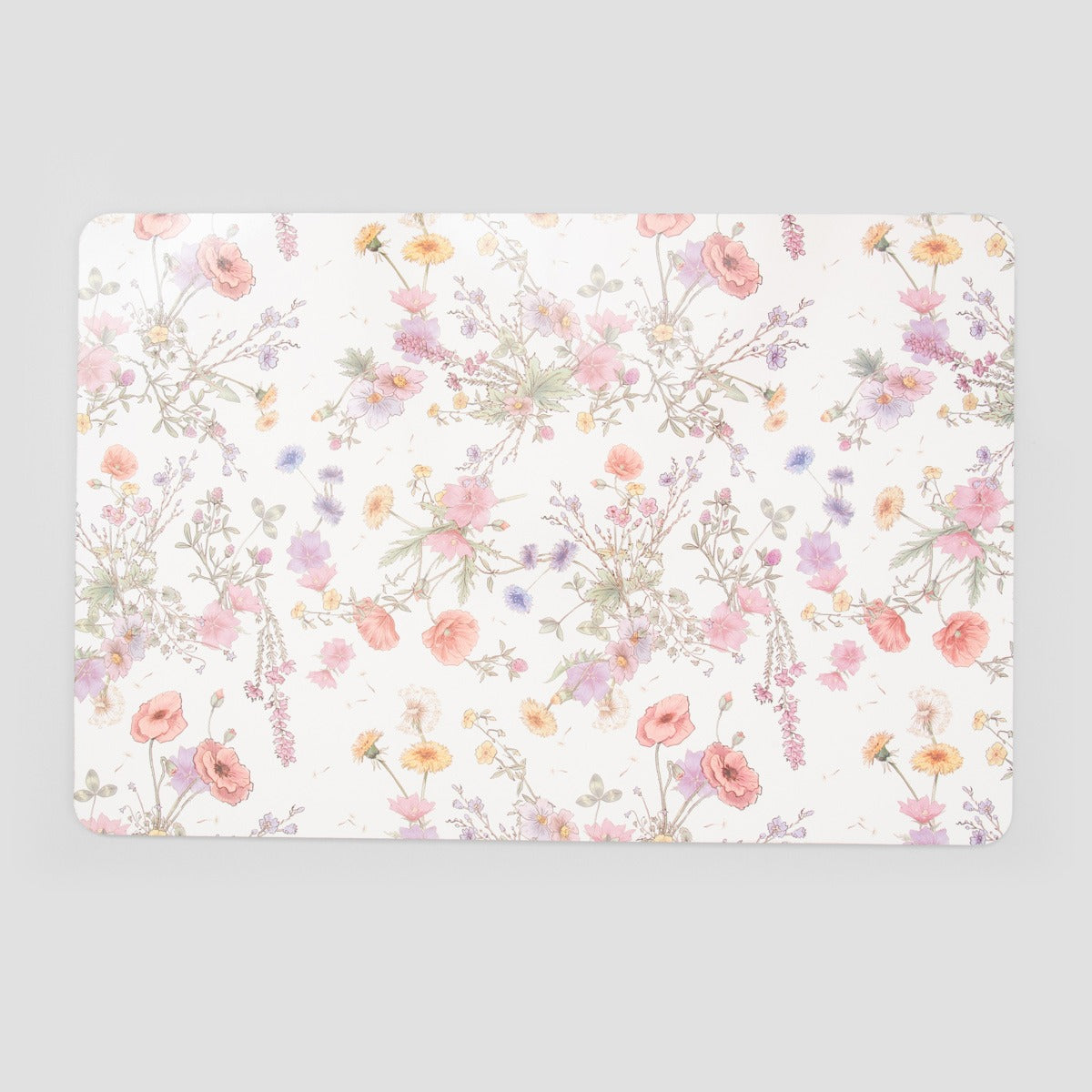 MEADOW FLOWERS Cork Placemat with Floral Pattern 30x45 cm