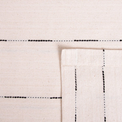 SEDA Tablecloth with Ecru Pattern 130x180 cm
