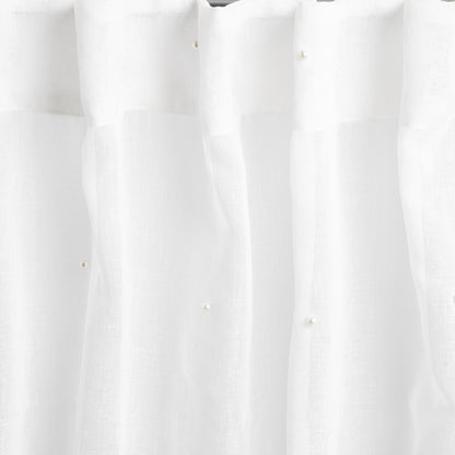 SILA Voile Curtain with Pearls 140x250 cm