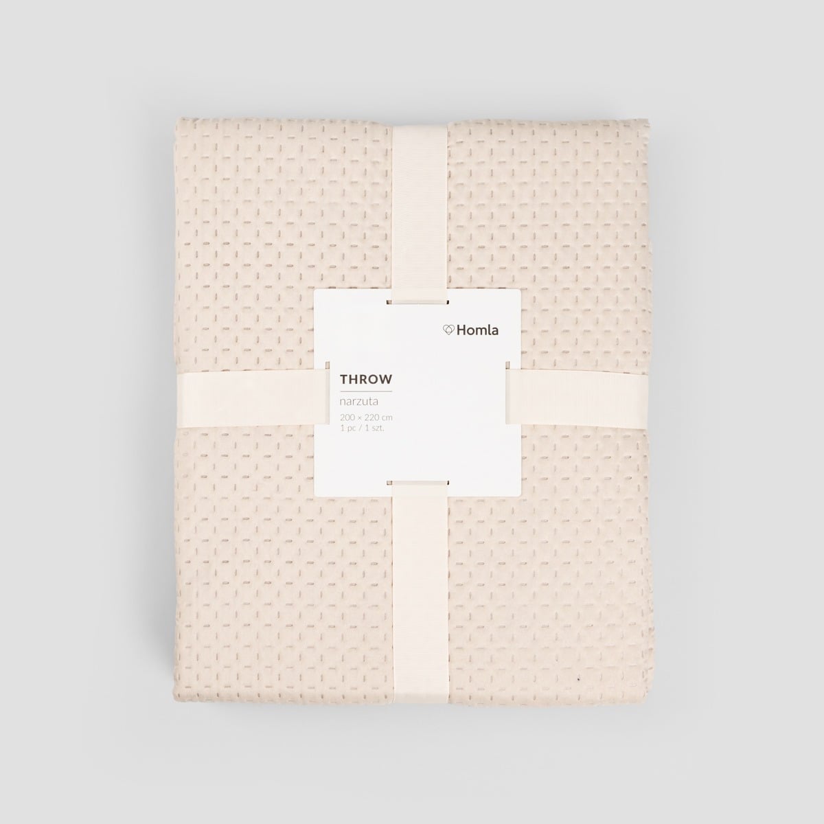 ZEMI NEW Beige Bedspread 200x220 cm