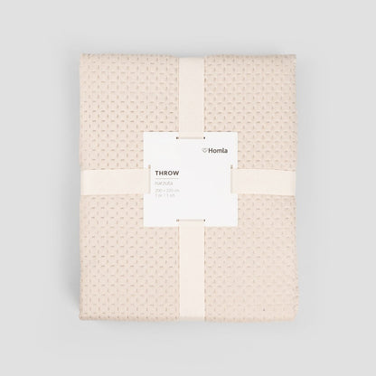 ZEMI NEW Beige Bedspread 200x220 cm