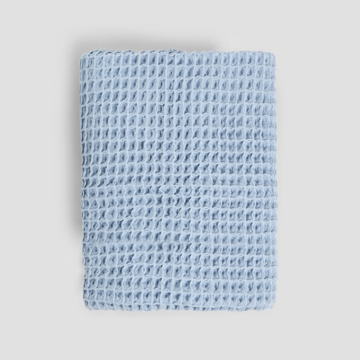 VAFFEL Blue Cotton Towel 70x130cm