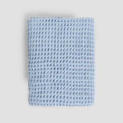 VAFFEL Blue Cotton Towel 70x130cm