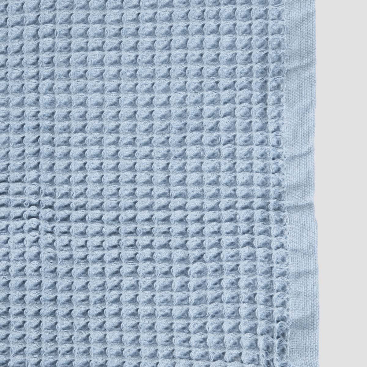VAFFEL Blue Cotton Towel 70x130cm