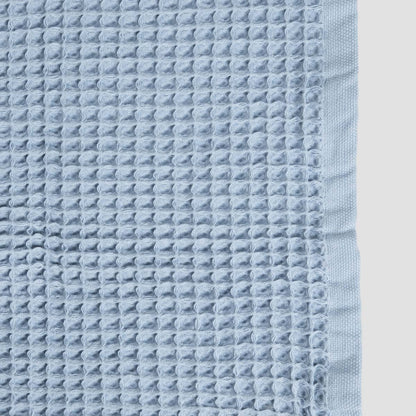VAFFEL Blue Cotton Towel 70x130cm
