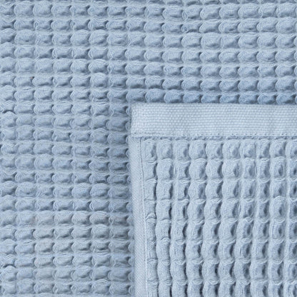 VAFFEL Blue Cotton Towel 70x130cm