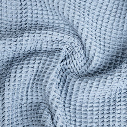 VAFFEL Blue Cotton Towel 70x130cm