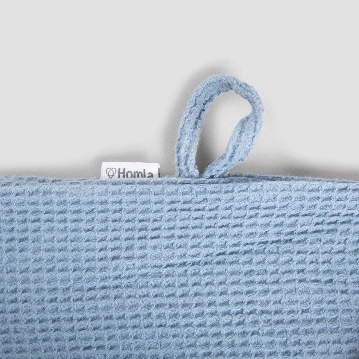 Blue VAFFEL Bathrobe S/M 100% Cotton Modern Hamptons