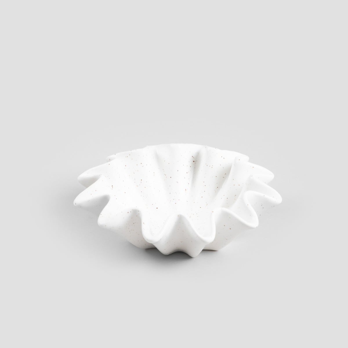 Modern Hamptons White Ceramic Decorative Bowl 19x19x6 cm