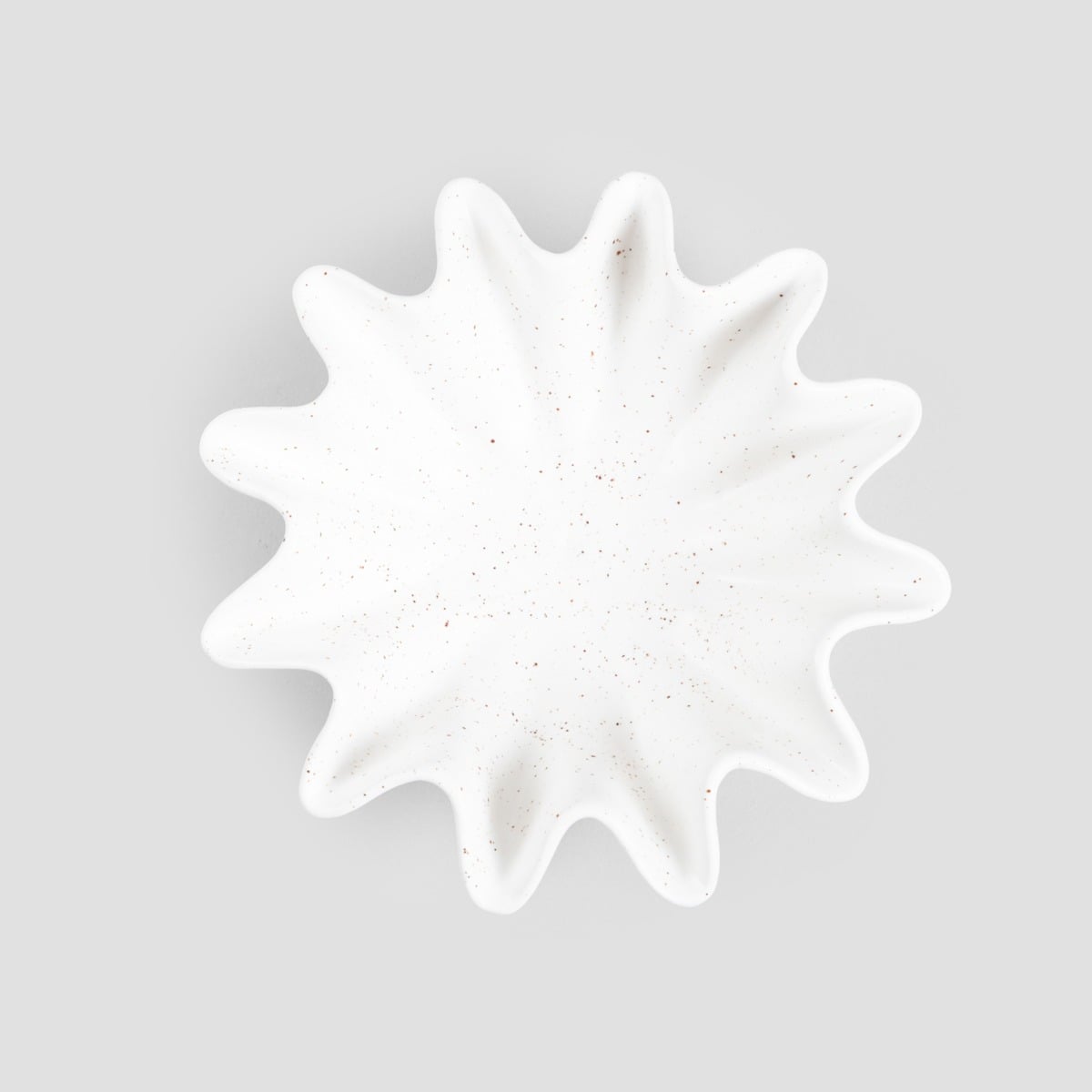 Modern Hamptons White Ceramic Decorative Bowl 19x19x6 cm