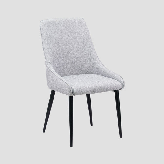 SABOR Grey Chair - Minimalist Design, 52x52x93.5 cm