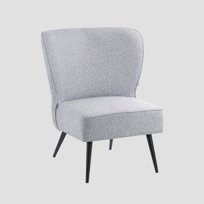 Armchair ABRAZO Grey 74x70x74cm Minimalist Scandinavian Design
