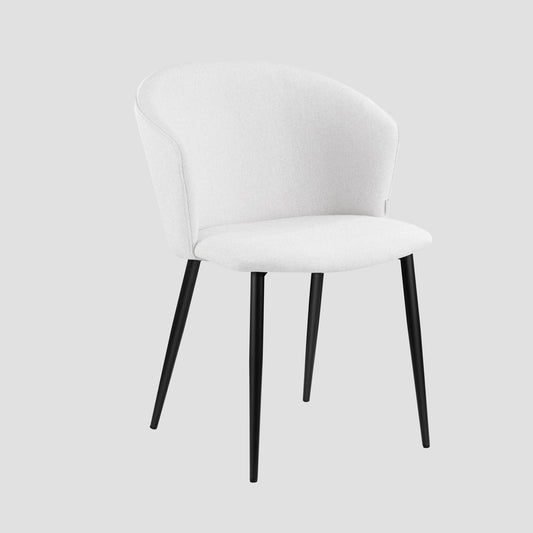 LUJO Beige Chair - Modern Minimalist Upholstered Seating