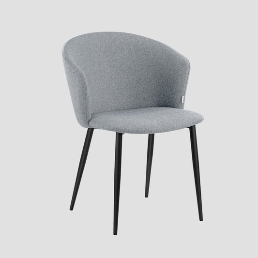 LUJO Dark Grey Chair - Comfortable & Stylish Dining Seating
