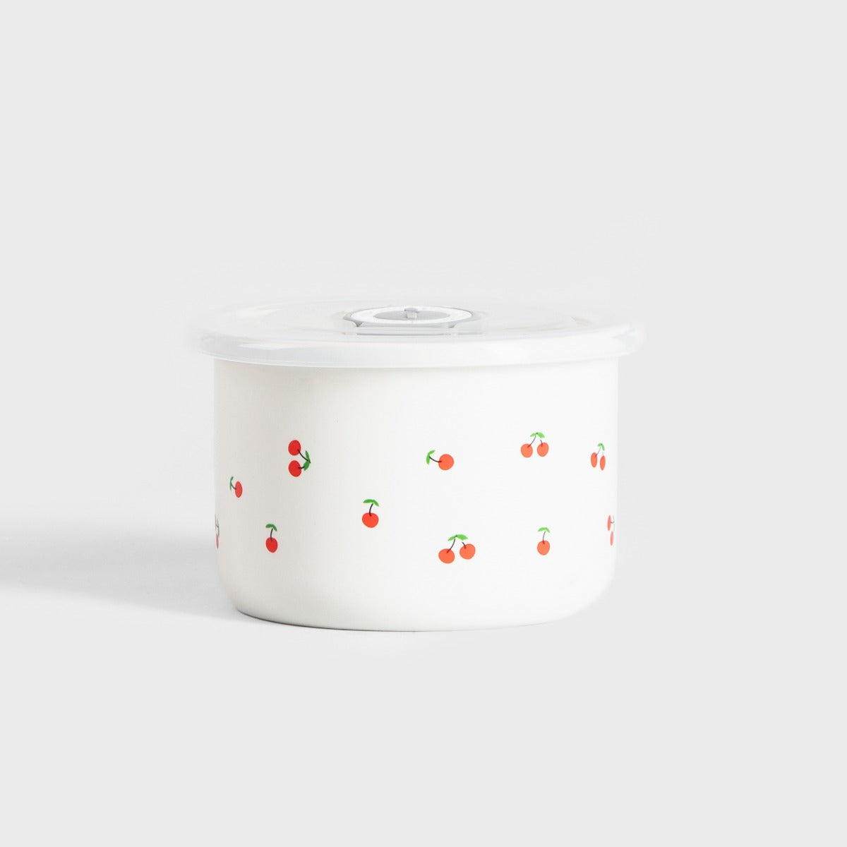 BALIS Serving Dish with Lid in Cherries - 0.25L Porcelain
