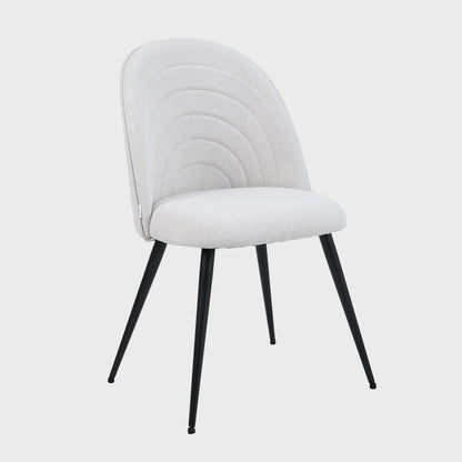 LUDI Beige Chair - Comfortable Seating for Home & Office