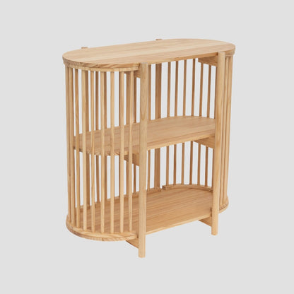 SENSUS Wooden Bookcase Natural Finish 80x45x80 cm