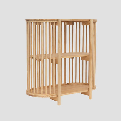 SENSUS Wooden Bookcase Natural Finish 80x45x80 cm