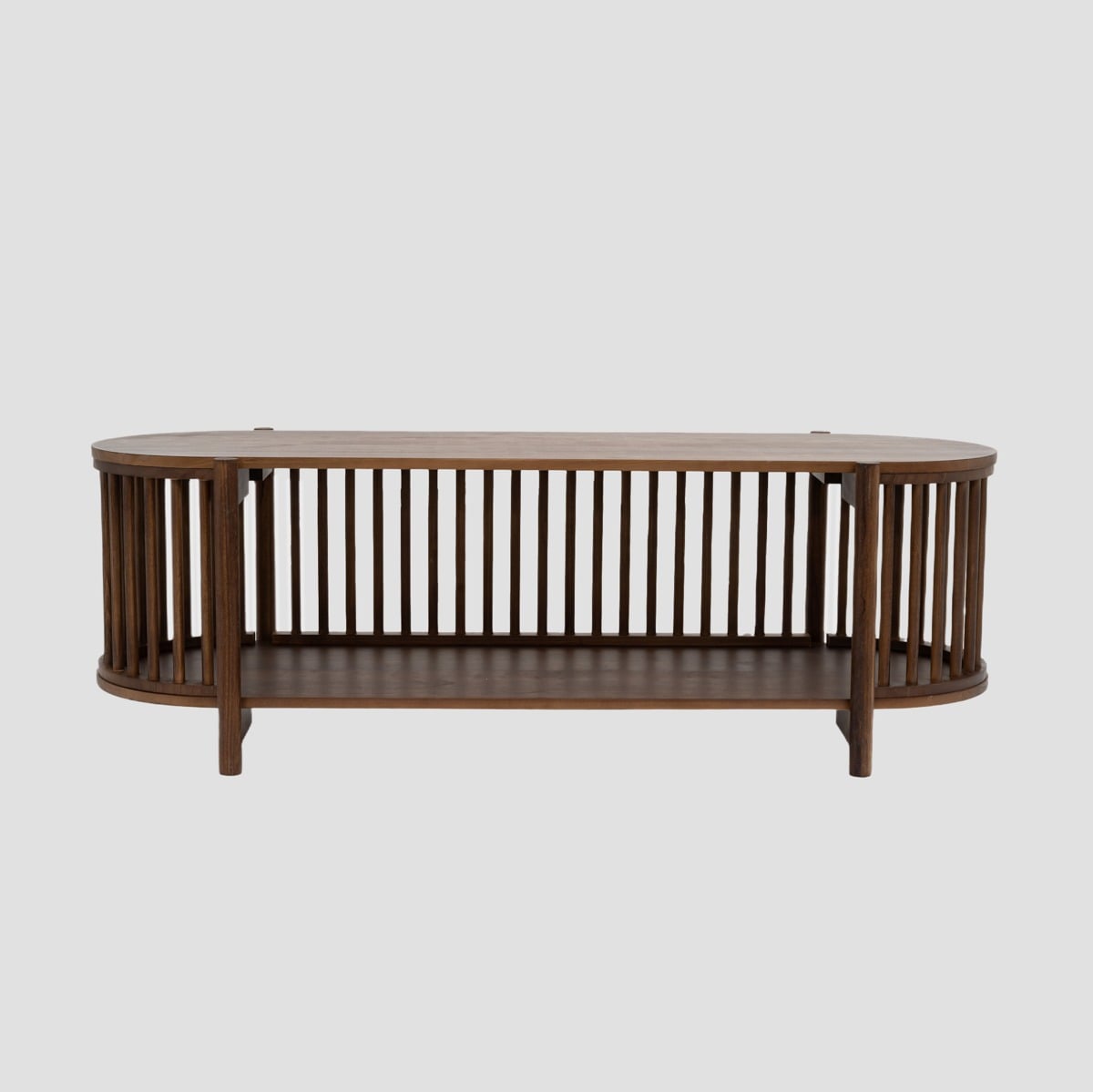 VOX Wooden Brown RTV Cabinet 120x51x18 cm