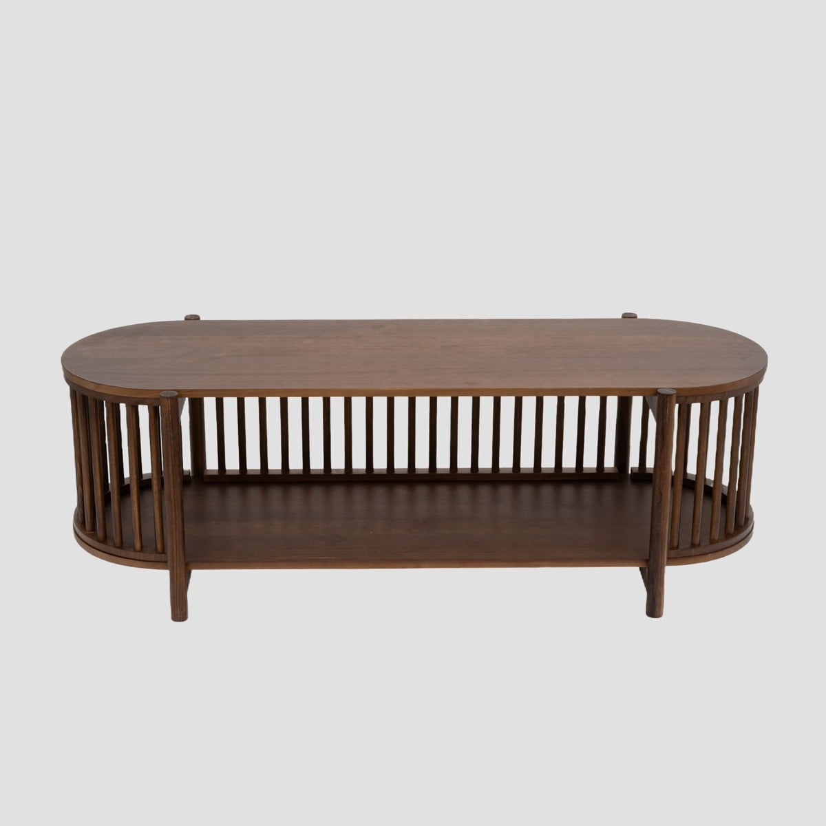 VOX Wooden Brown RTV Cabinet 120x51x18 cm