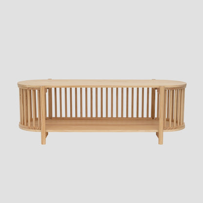 VOX Natural Wood RTV Cabinet 120x51x18 cm