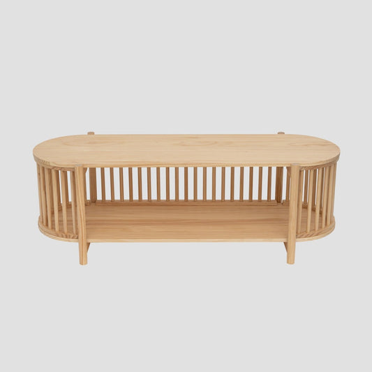 VOX Natural Wood RTV Cabinet 120x51x18 cm