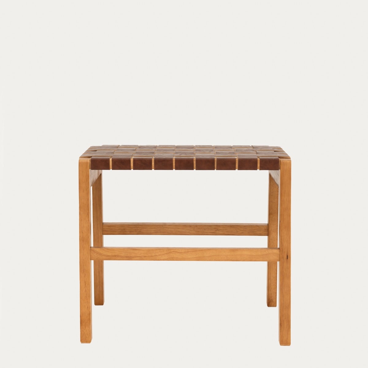 Taboret FUTURUM Wooden Brown Stool 50x35x45 cm