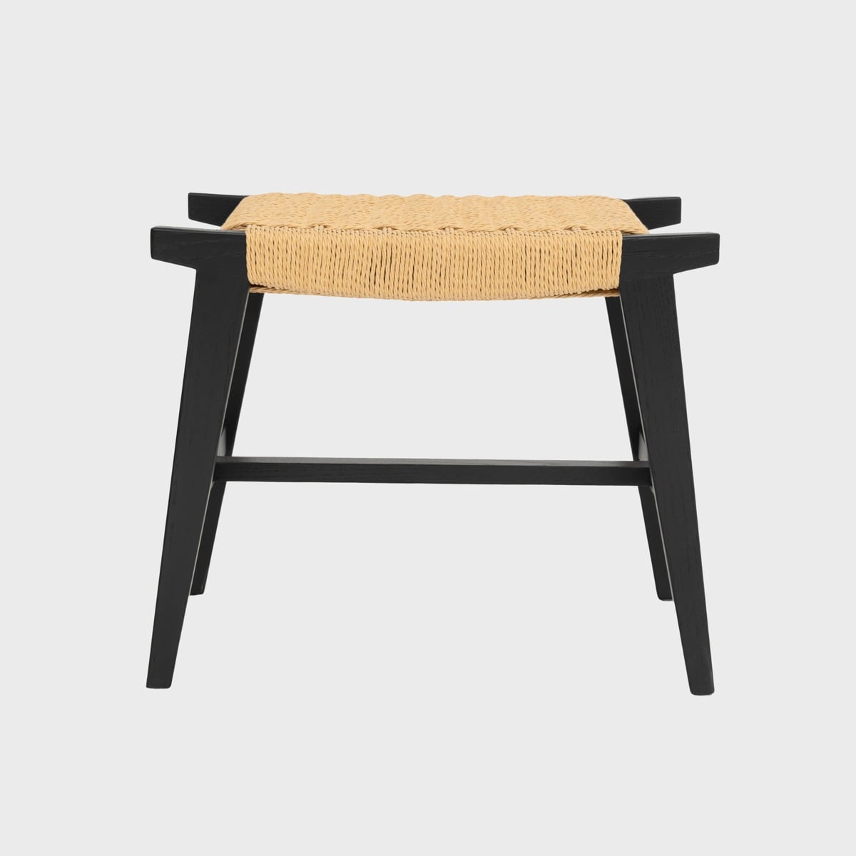 NOVUM Black Wooden Stool 53x38x45 cm