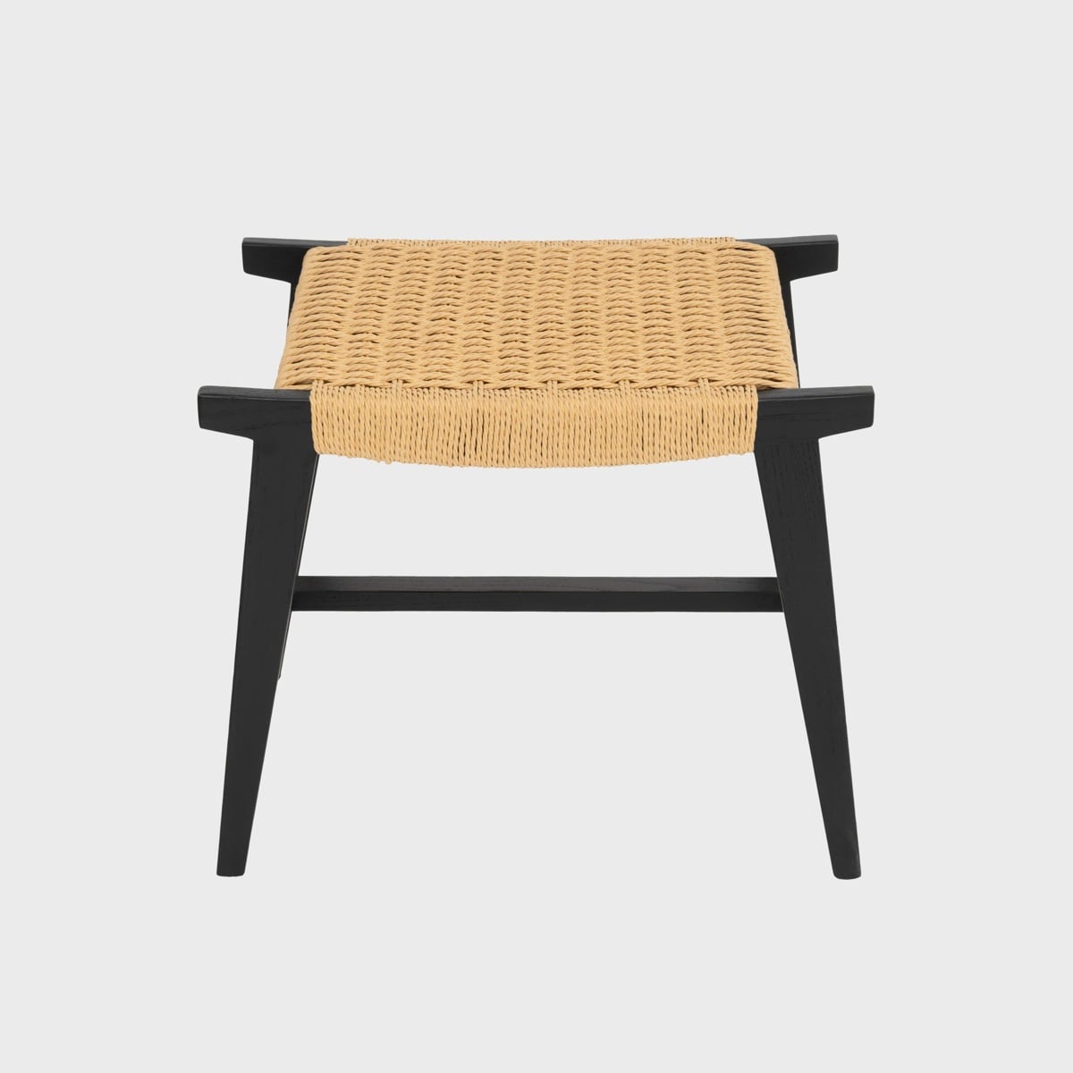 NOVUM Black Wooden Stool 53x38x45 cm