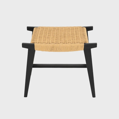 NOVUM Black Wooden Stool 53x38x45 cm