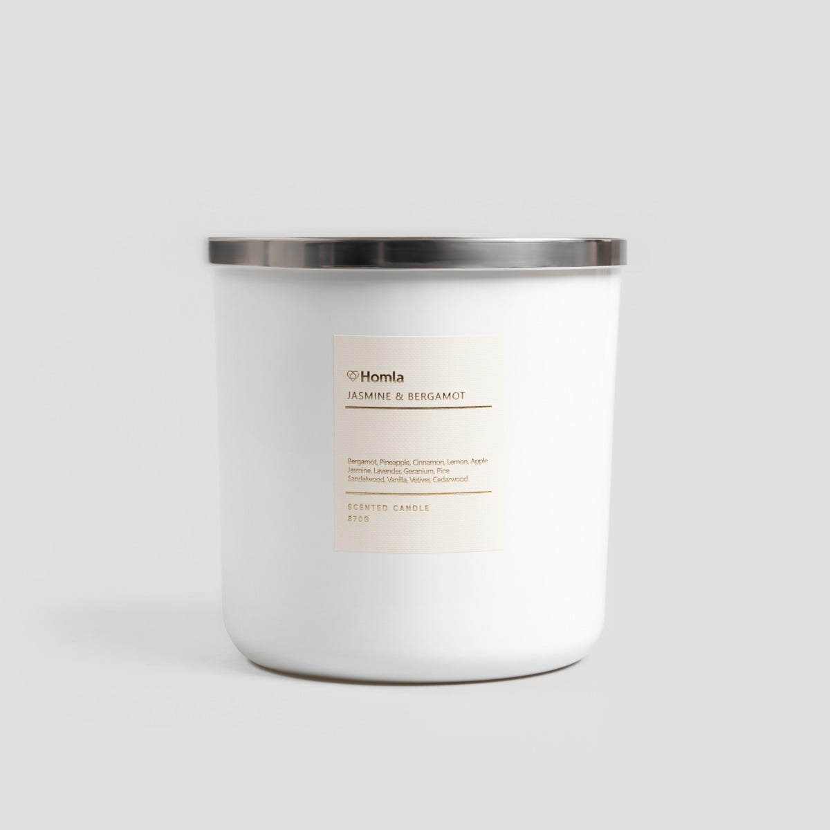 AURA Jasmine & Bergamot Scented Candle 870g