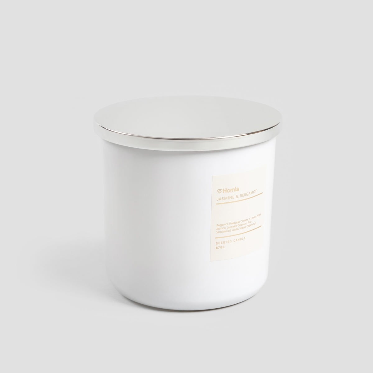 AURA Jasmine & Bergamot Scented Candle 870g