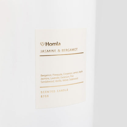 AURA Jasmine & Bergamot Scented Candle 870g