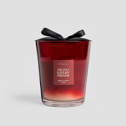 EMBER Merlot Poppy Scented Candle - 1175g, 80 Hour Burn