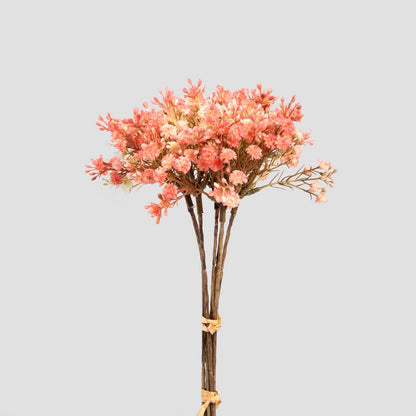 Cladel Artificial Coral Flower Bouquet 30cm