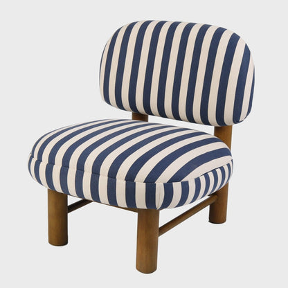 LUMEN Blue White Armchair - Comfortable Modern Seating