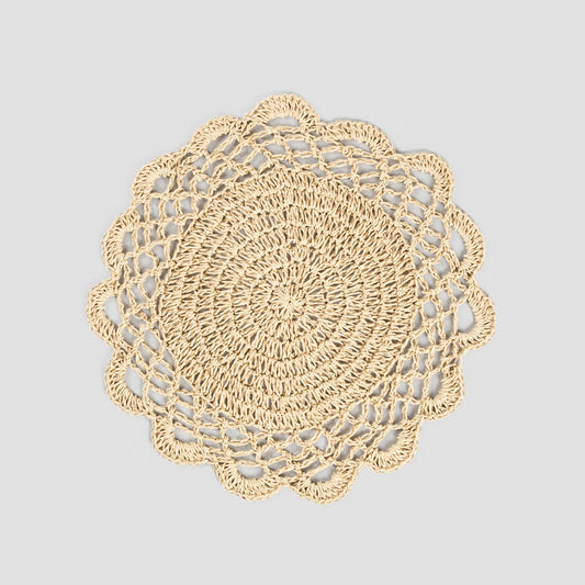 Comillas Lace Ecru Placemat 36cm