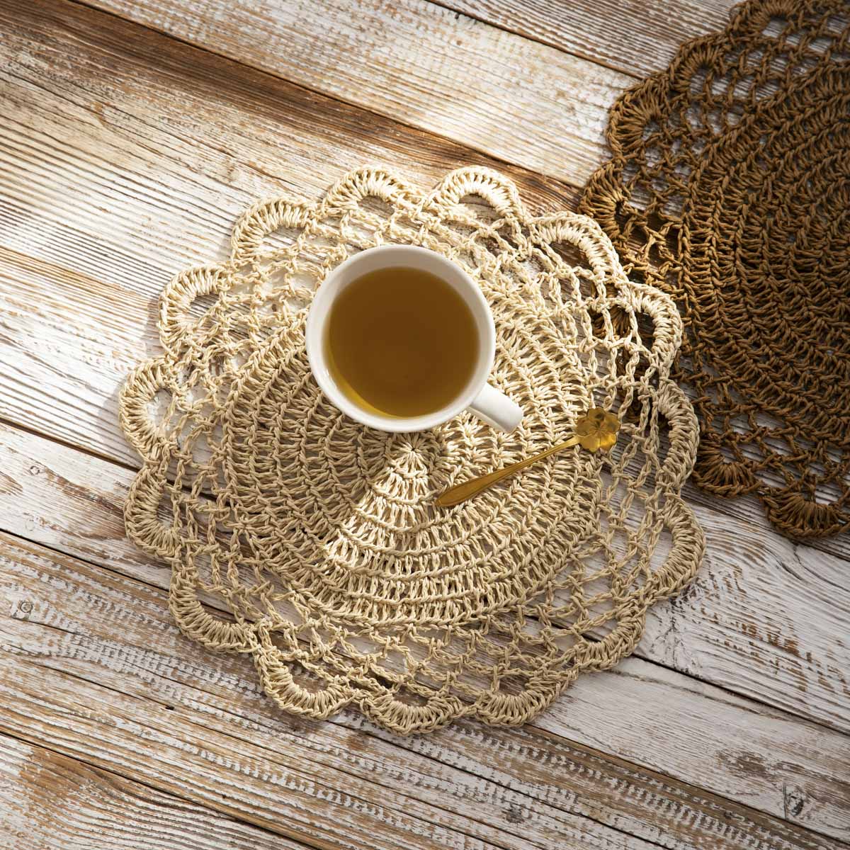 Comillas Lace Ecru Placemat 36cm