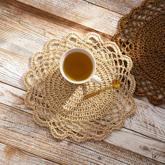 Comillas Lace Ecru Placemat 36cm