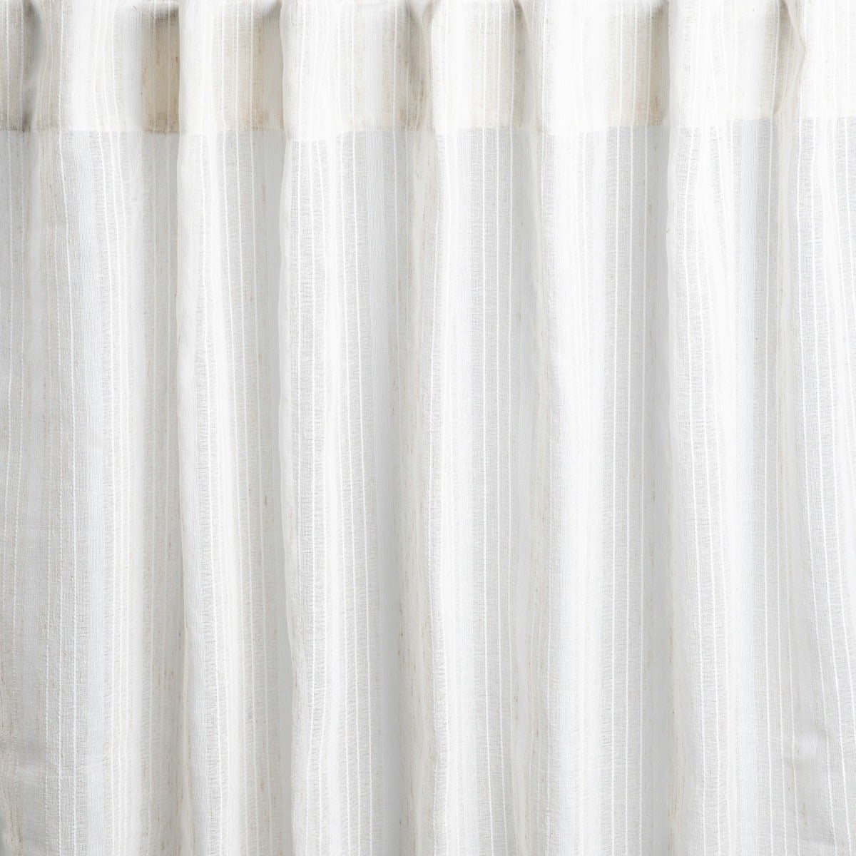 TAVIRA Striped Imitation Linen Curtain 140x250cm