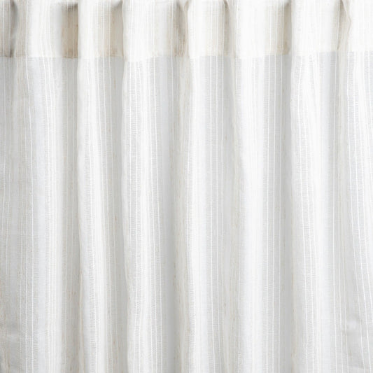 TAVIRA Striped Imitation Linen Curtain 140x250cm