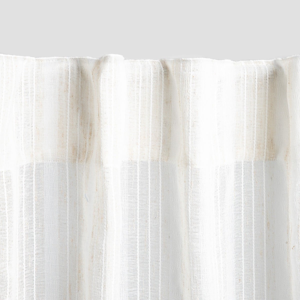 TAVIRA Striped Imitation Linen Curtain 140x250cm