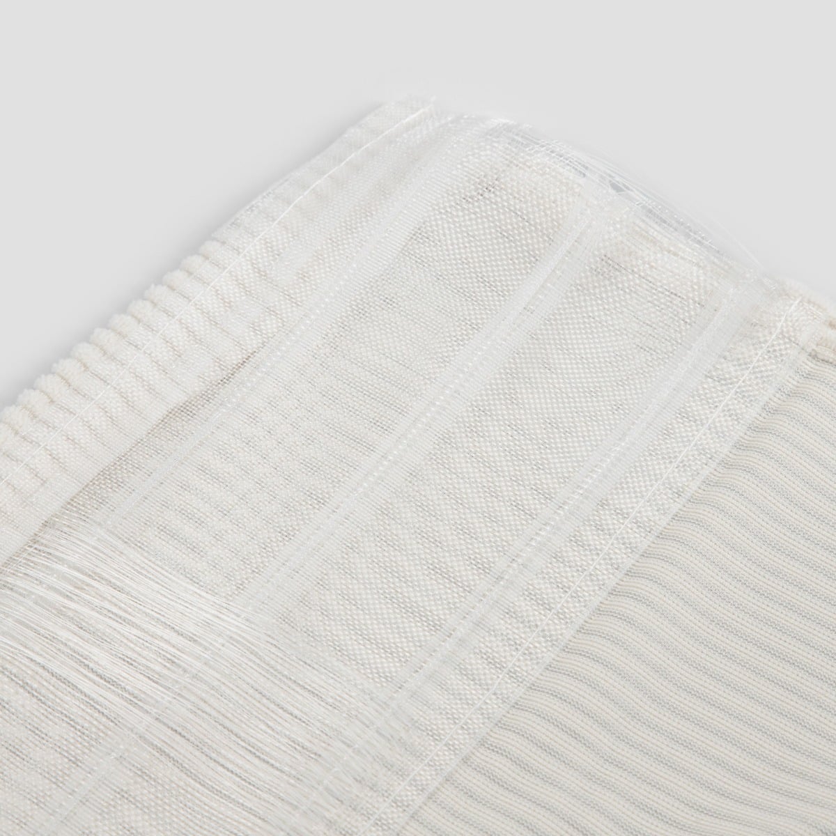 VELAS Velvet Imitation Corduroy Ecru Curtain 140x250cm