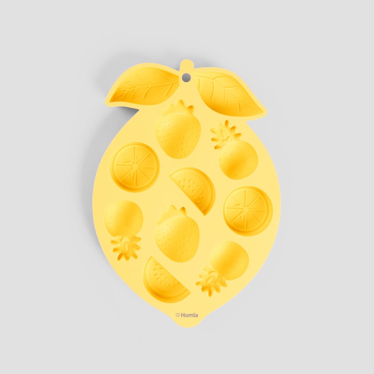 ICE SUMMER Lemon-Shaped Ice Cube Tray 24.5x18x4 cm